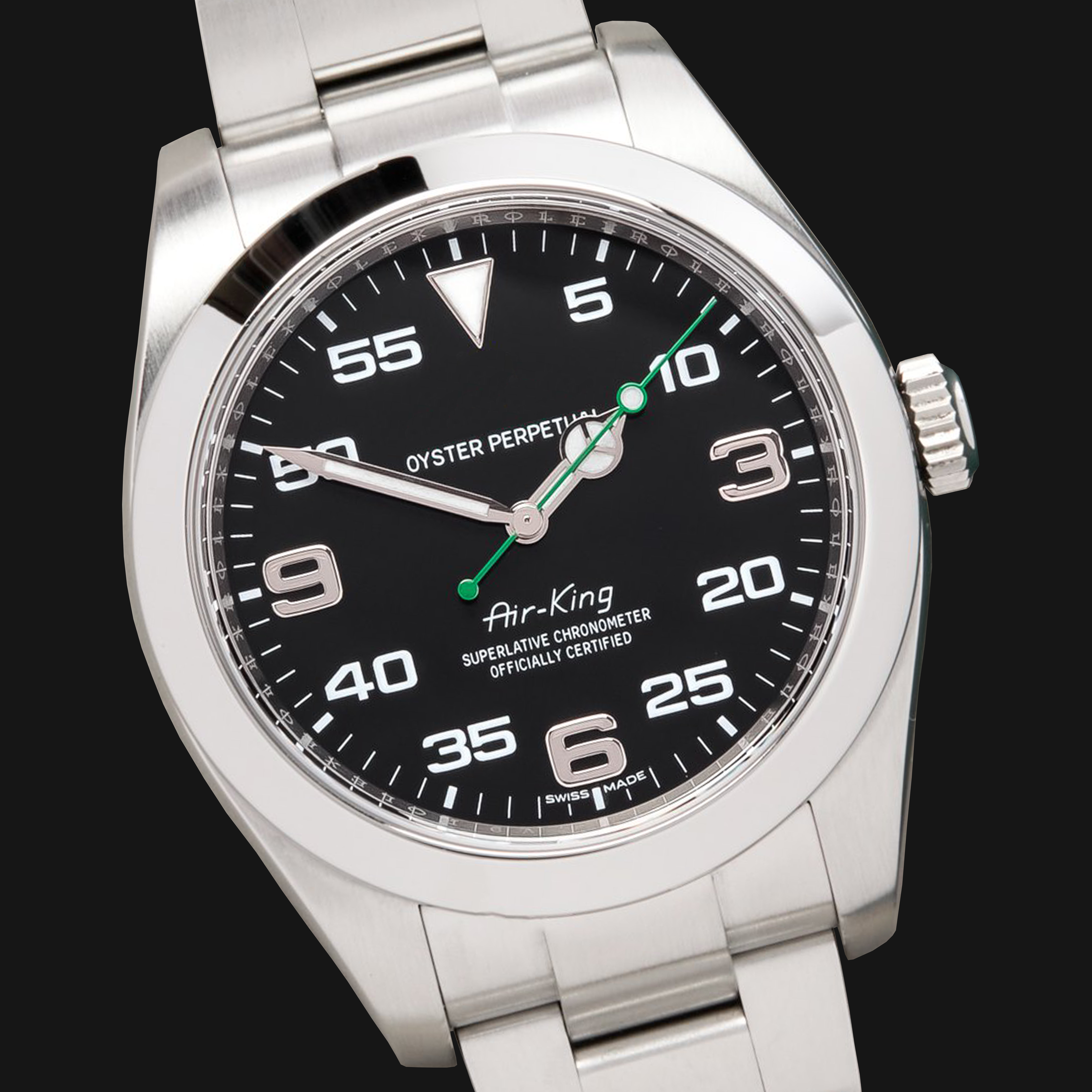 Rolex Air King Half Link | Steel Reef Rolex Air King Half Link | Steel Reef