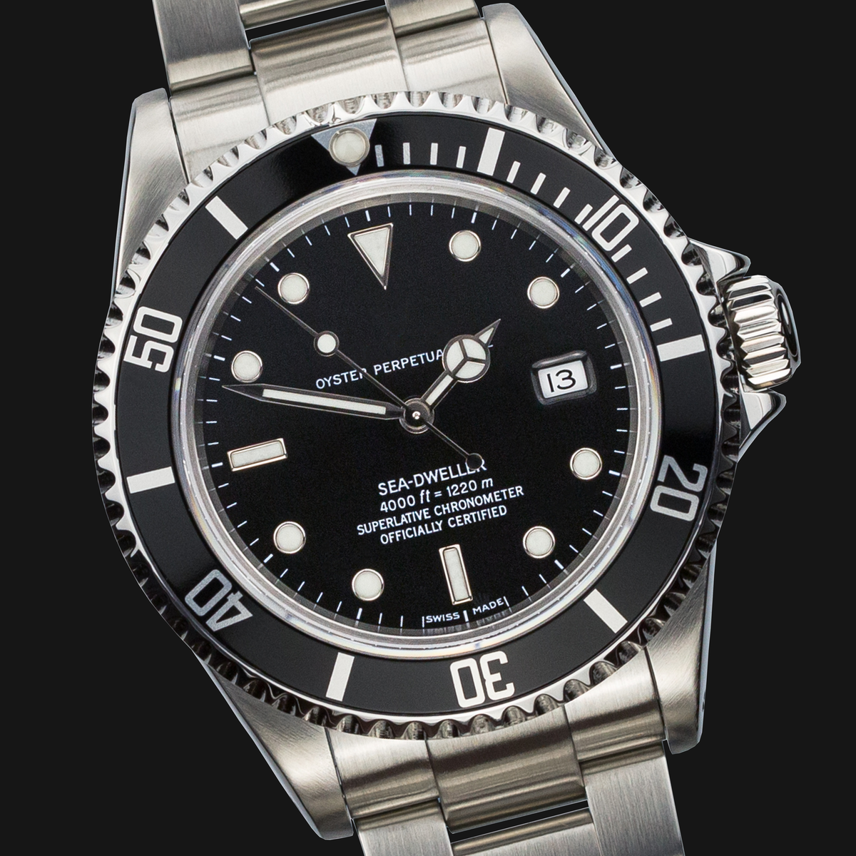 Rolex Sea-Dweller Half Link | Steel Reef