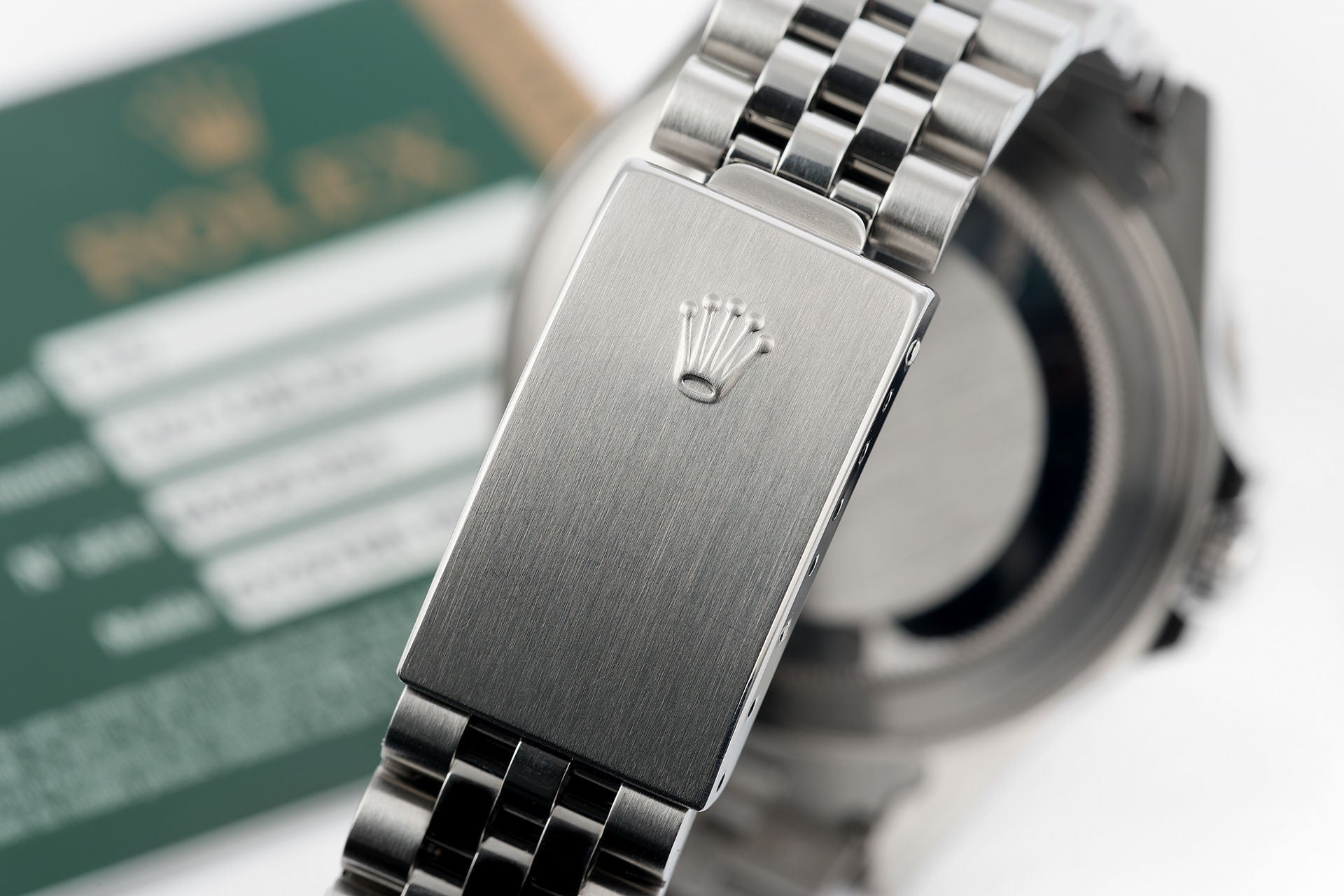 "Jubilee Bracelet" clicked - then "5 Digit Model" clicked