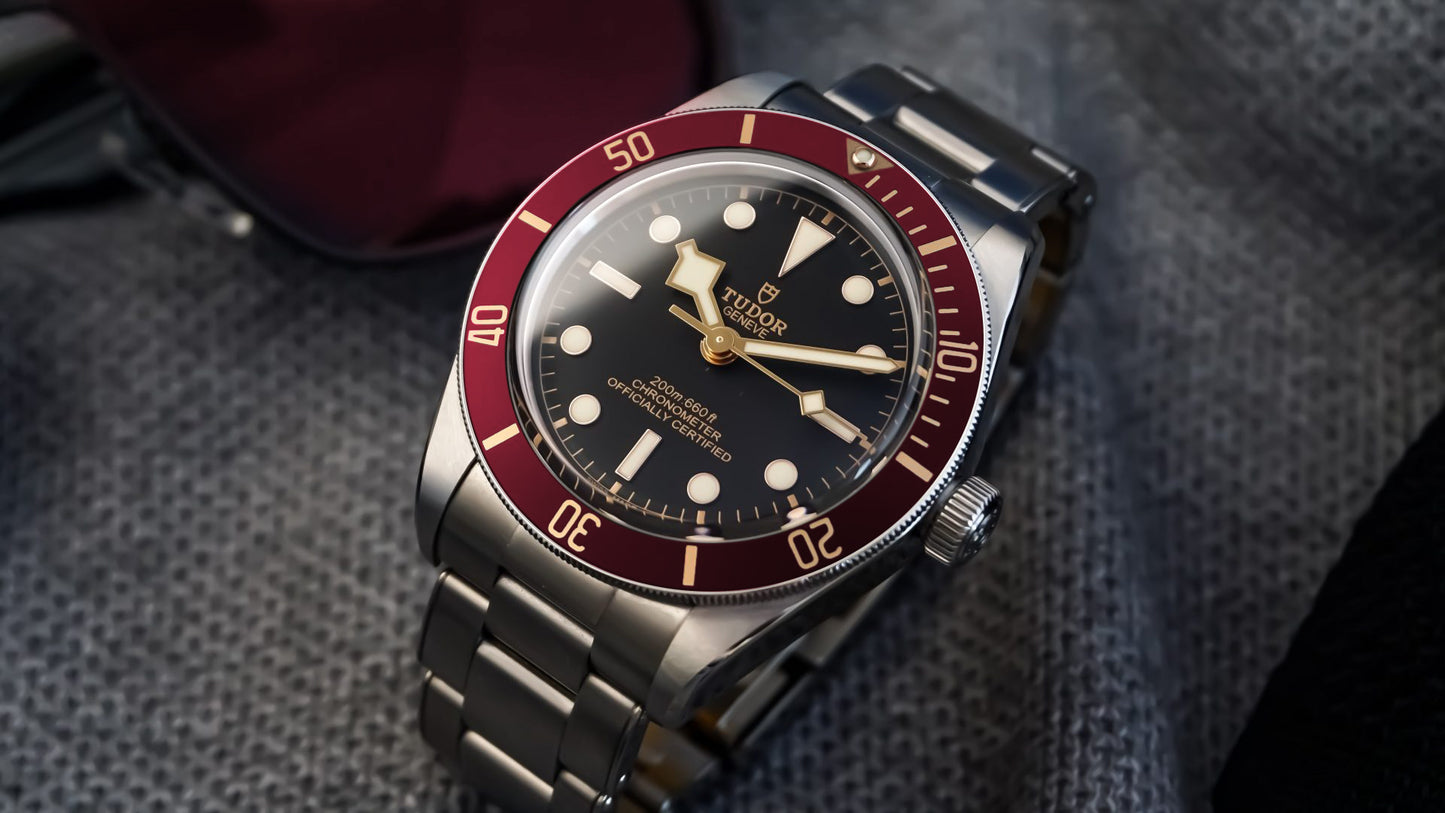“RedStorm” Gilded Precision Diving Bezel