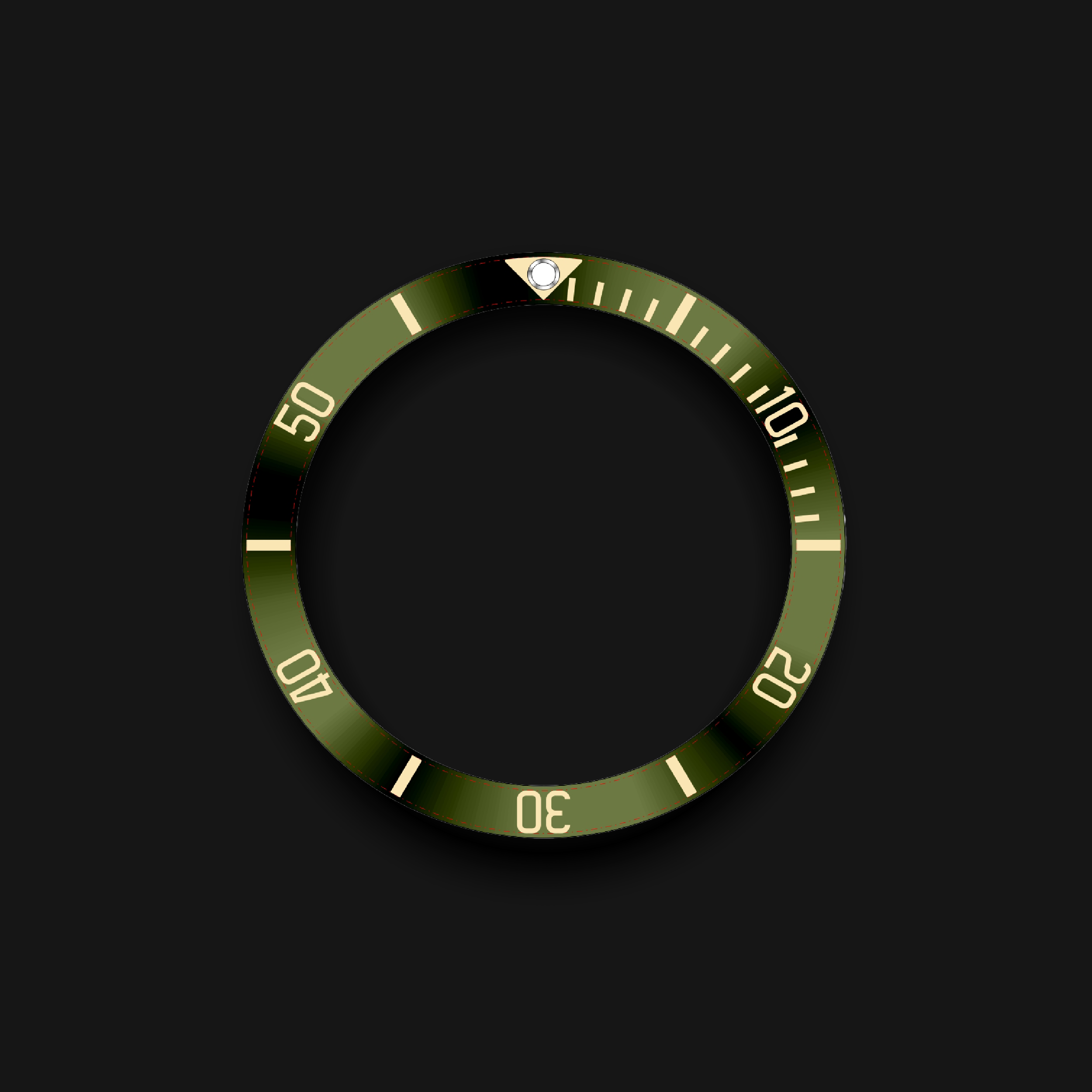 Steel Reef "Big Blue" Precision GMT Bezel