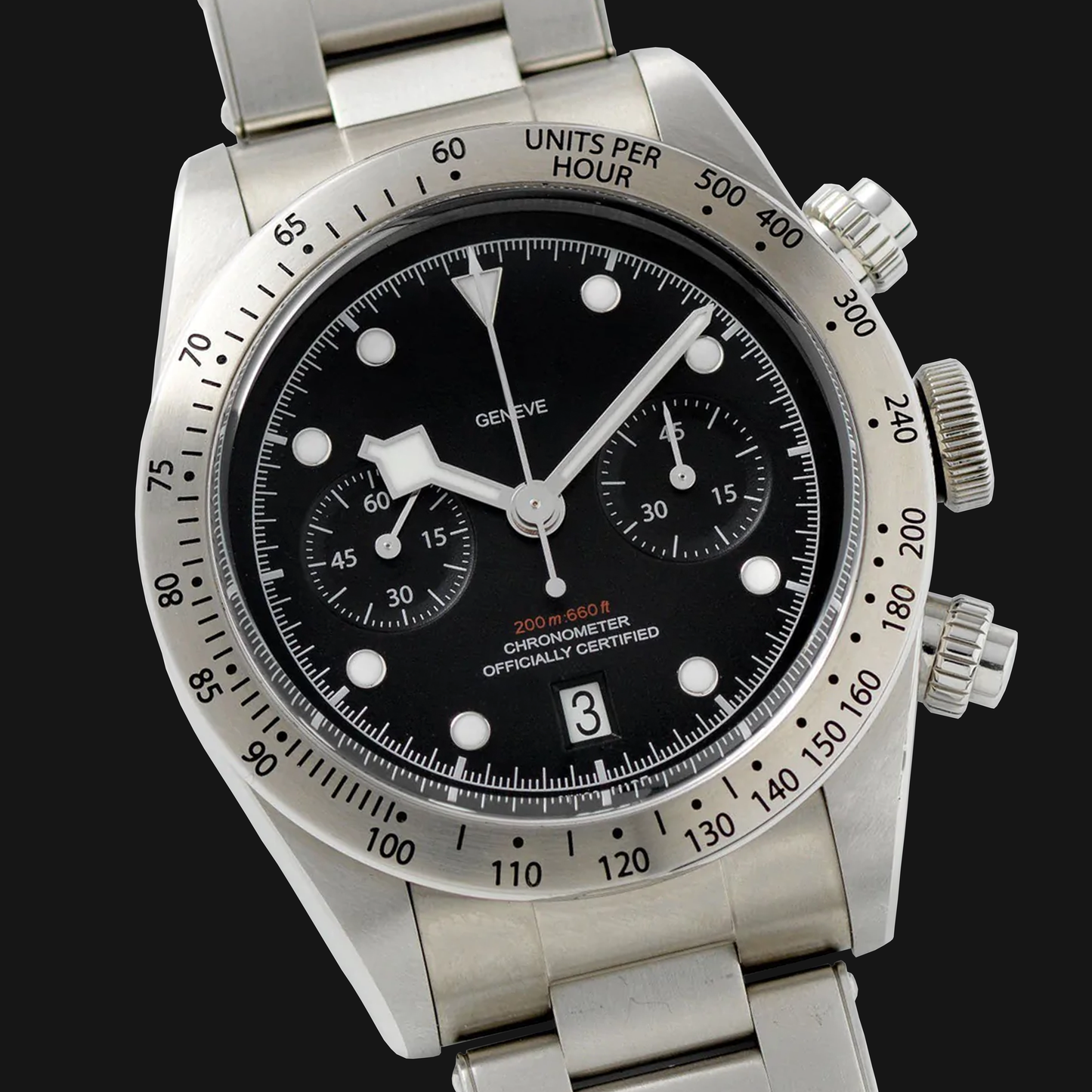 Black Bay 41 Chrono Steel "On the Fly" Extension Link