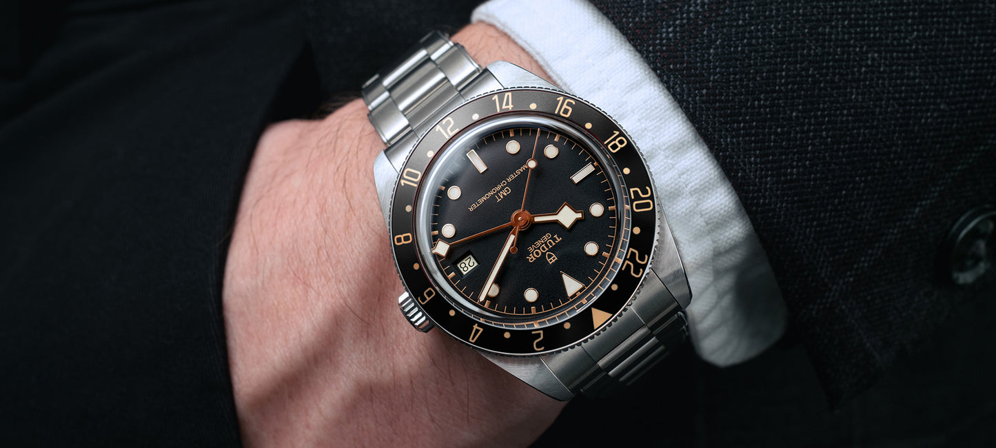 “Sundown” Gilded Precision GMT Bezel