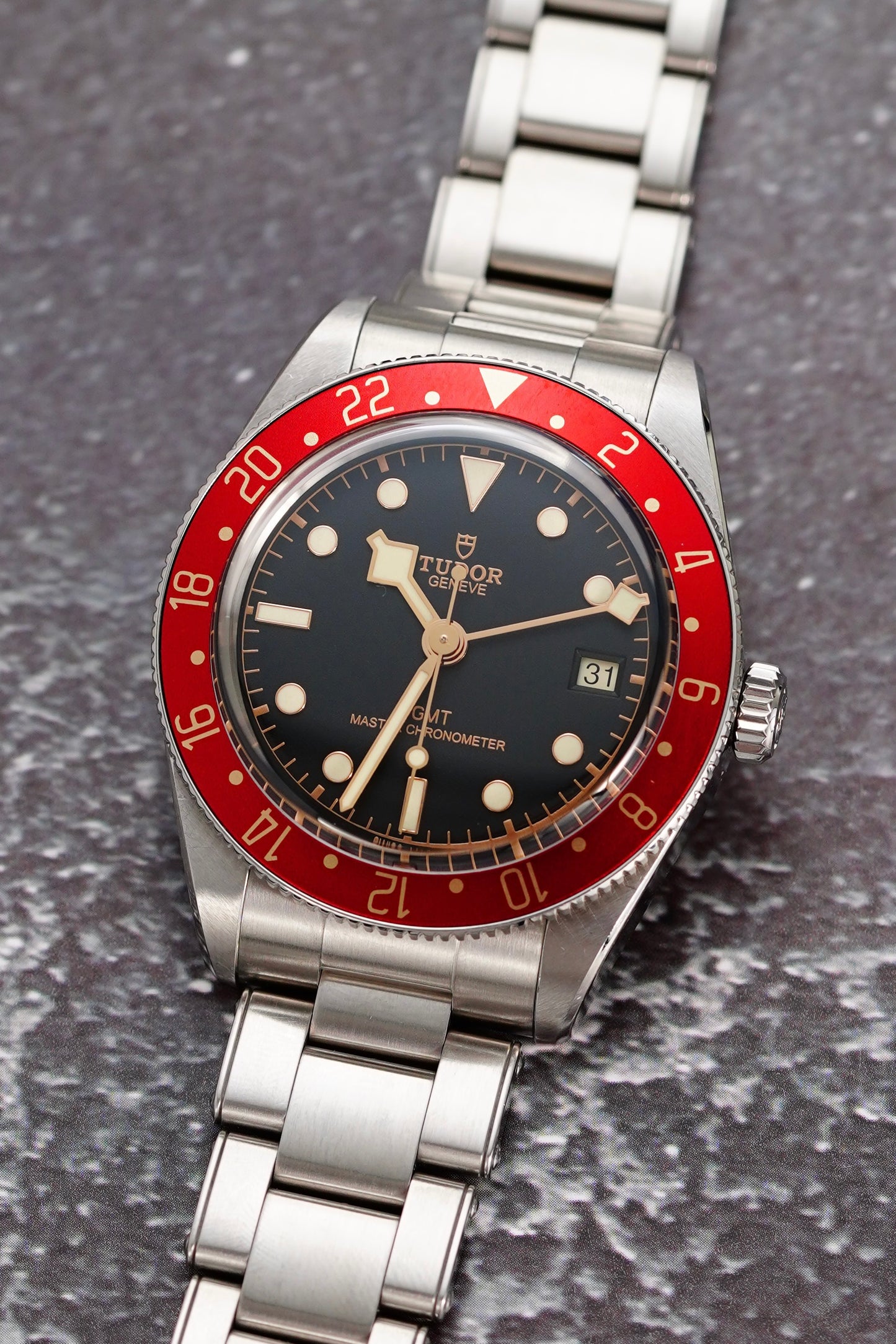 “Flare” Gilded Precision GMT Bezel