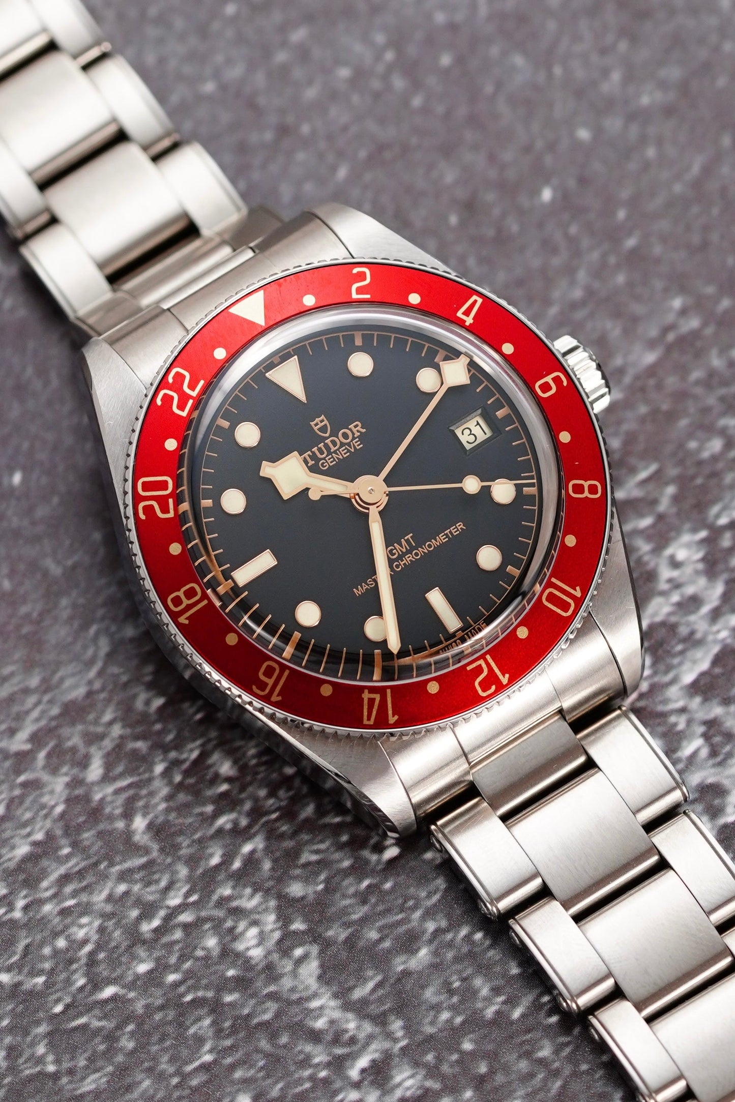 “Flare” Gilded Precision GMT Bezel