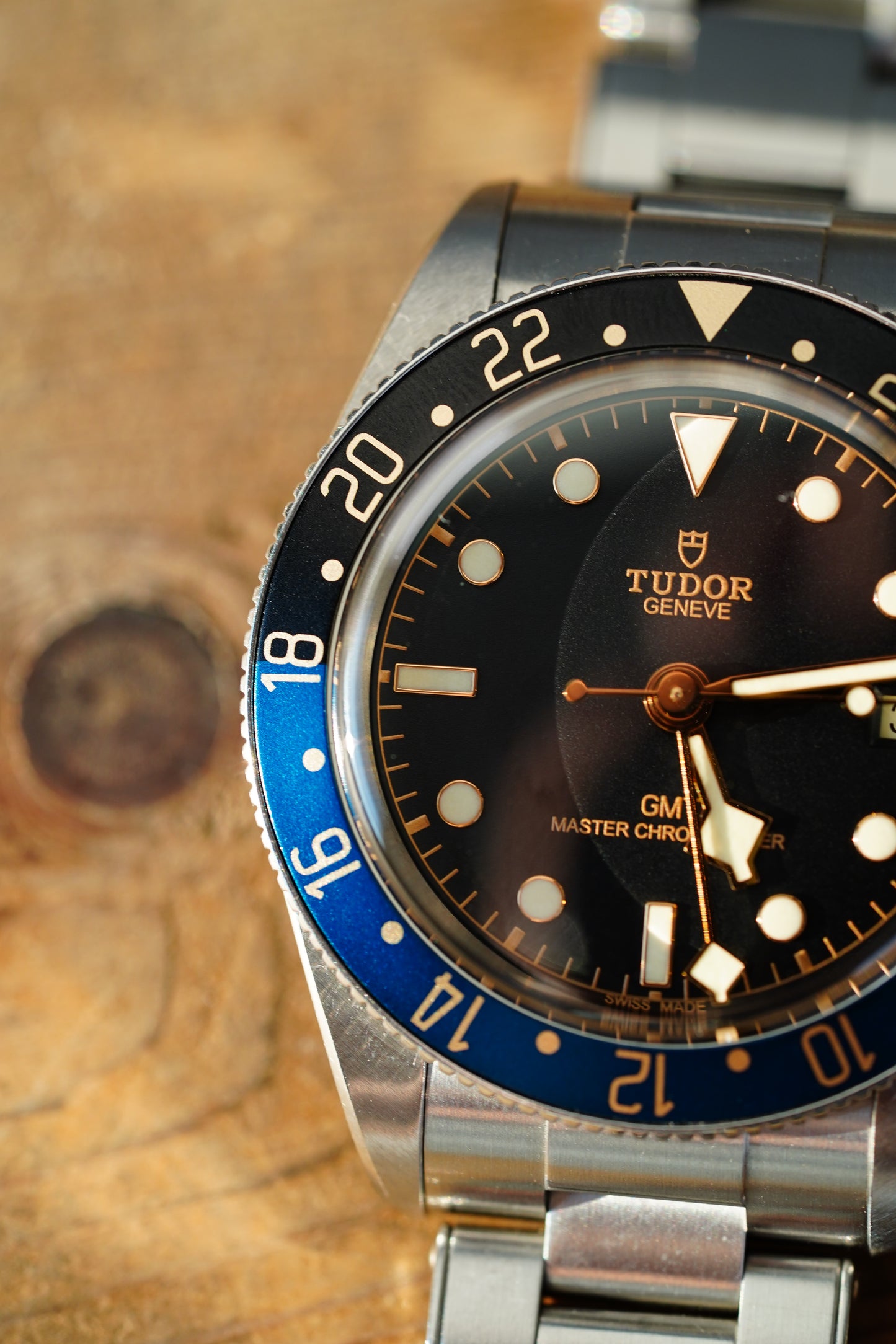 “Abyss” Gilded Precision GMT Bezel