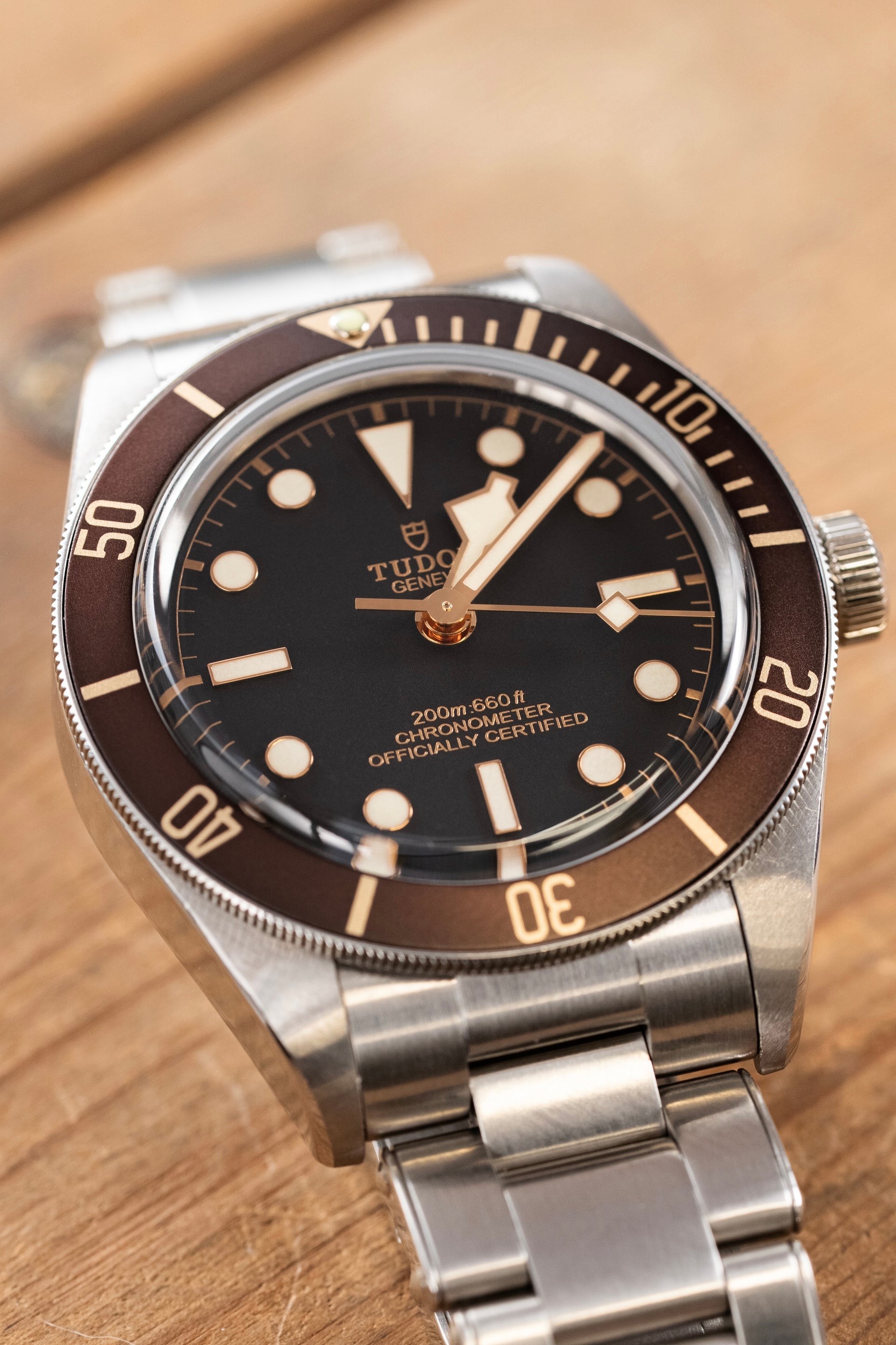 Espresso Gilded Precision Diving Bezel