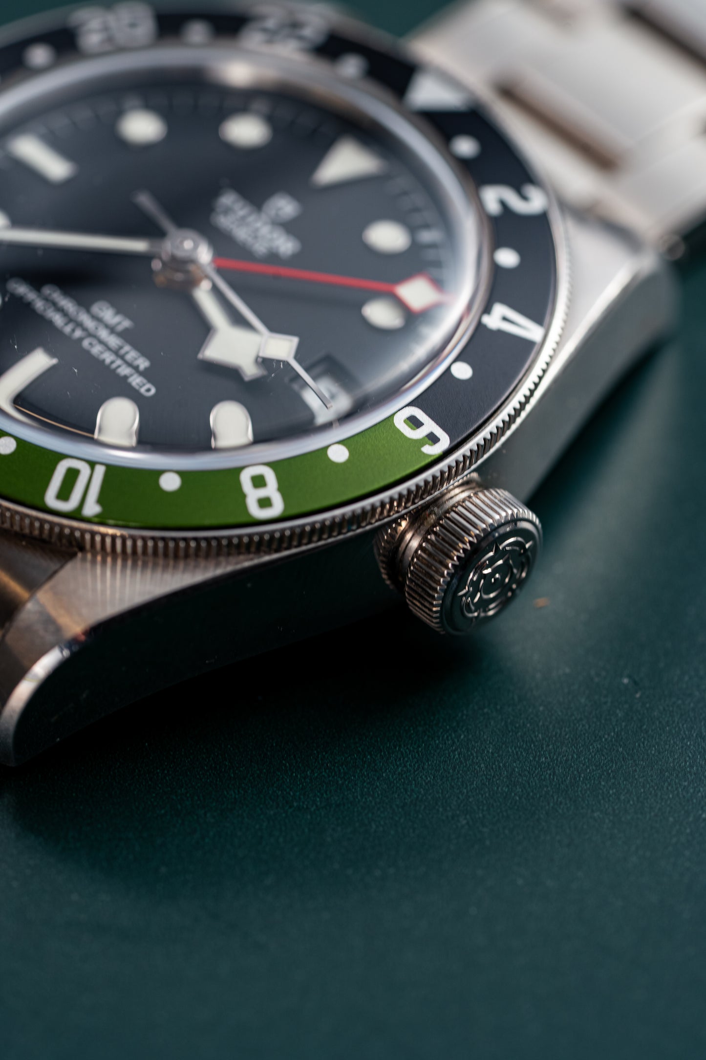 "Fernshade" Green & Black Precision GMT Bezel