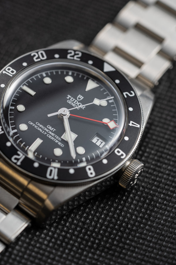 "Nightfall" Black & Black Precision GMT Bezel