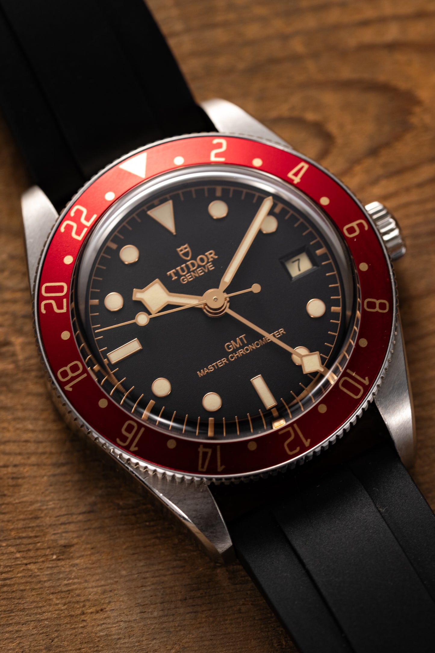 “Flare” Gilded Precision GMT Bezel