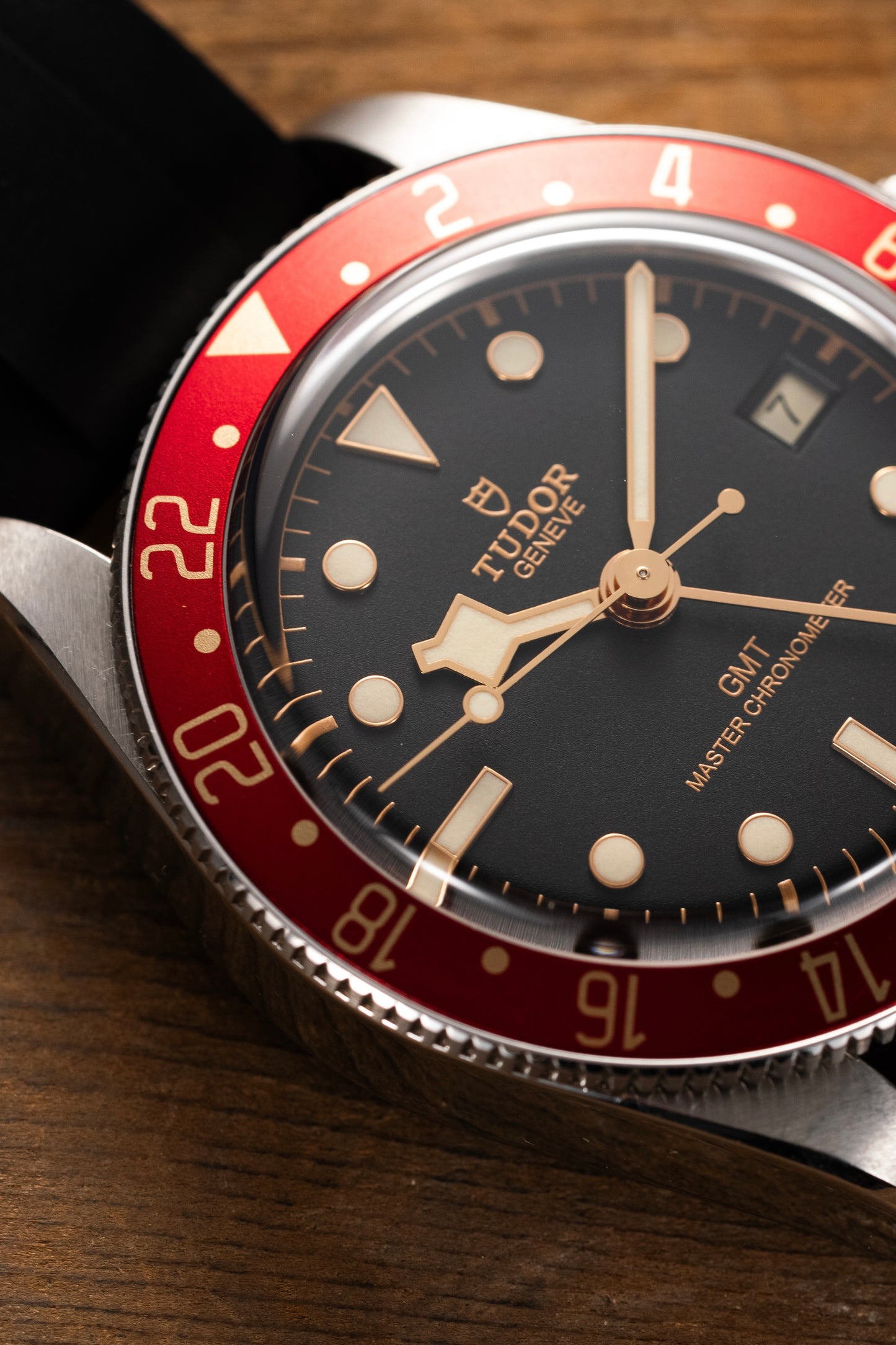 “Flare” Gilded Precision GMT Bezel
