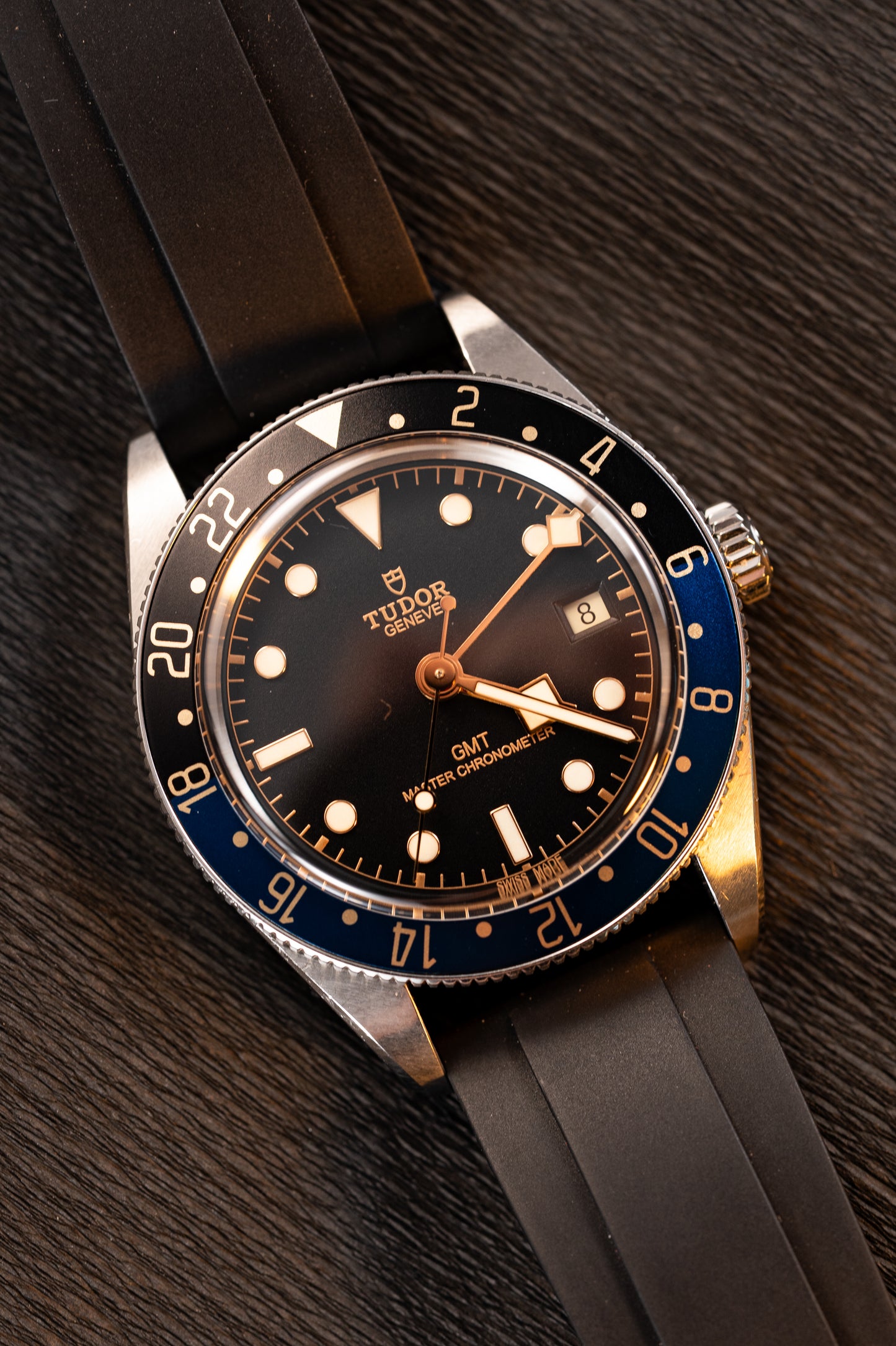 “Abyss” Gilded Precision GMT Bezel