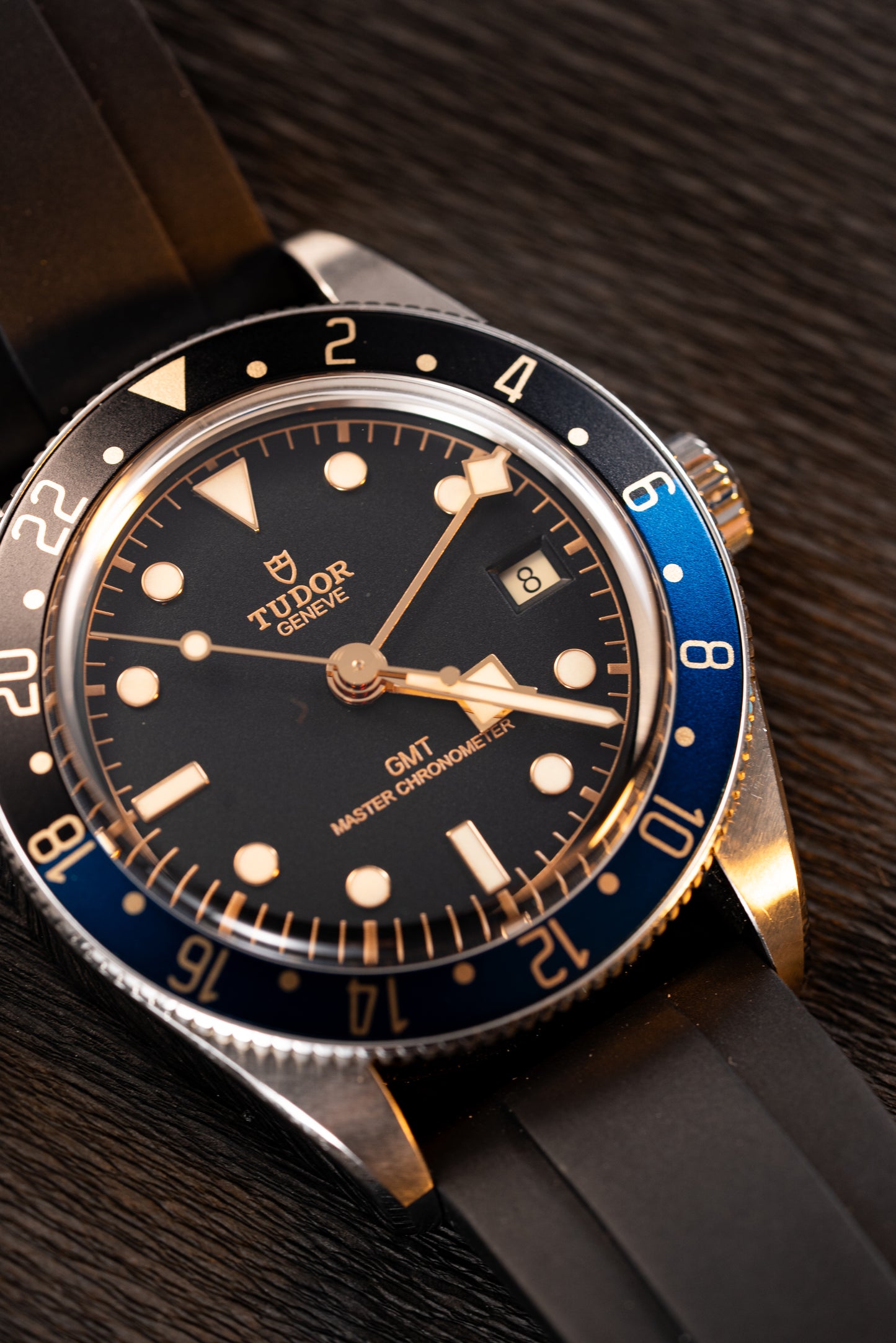 “Abyss” Gilded Precision GMT Bezel