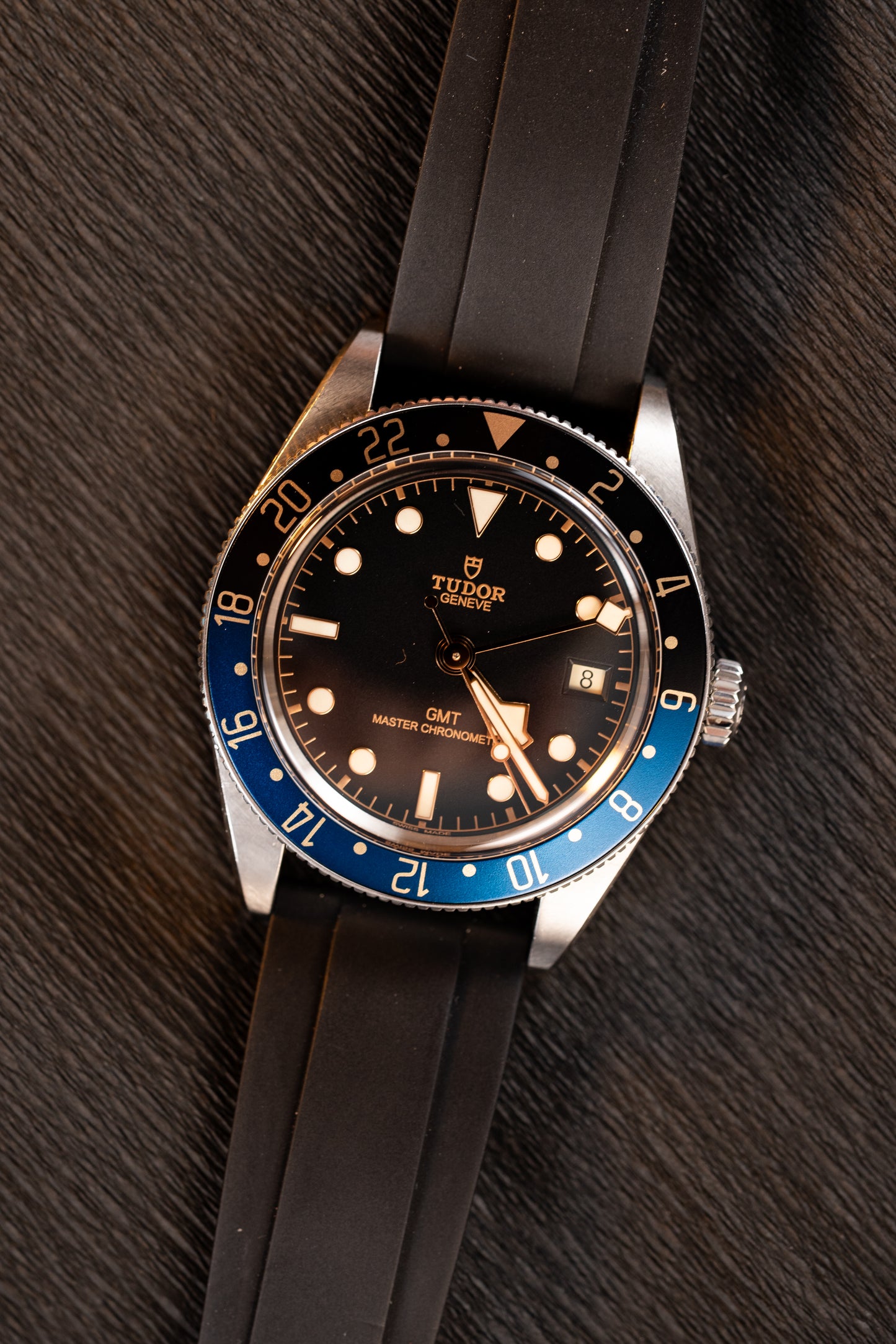 “Abyss” Gilded Precision GMT Bezel