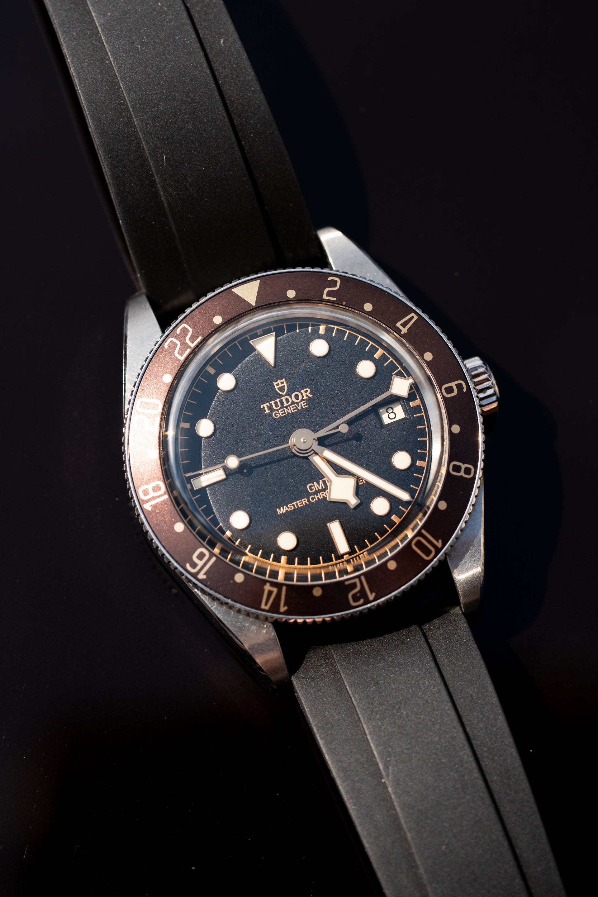 Espresso Gilded Precision GMT Bezel