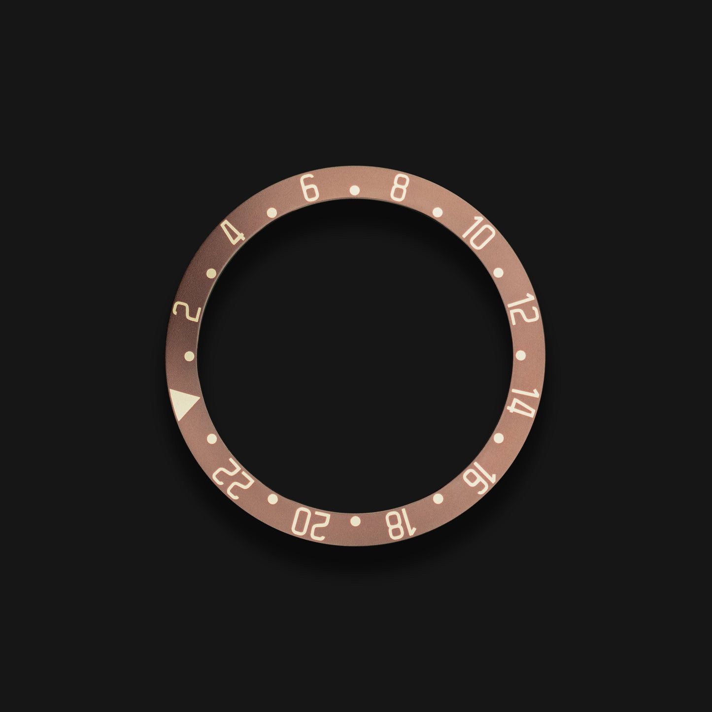 “Espresso” Gilded Precision GMT Bezel