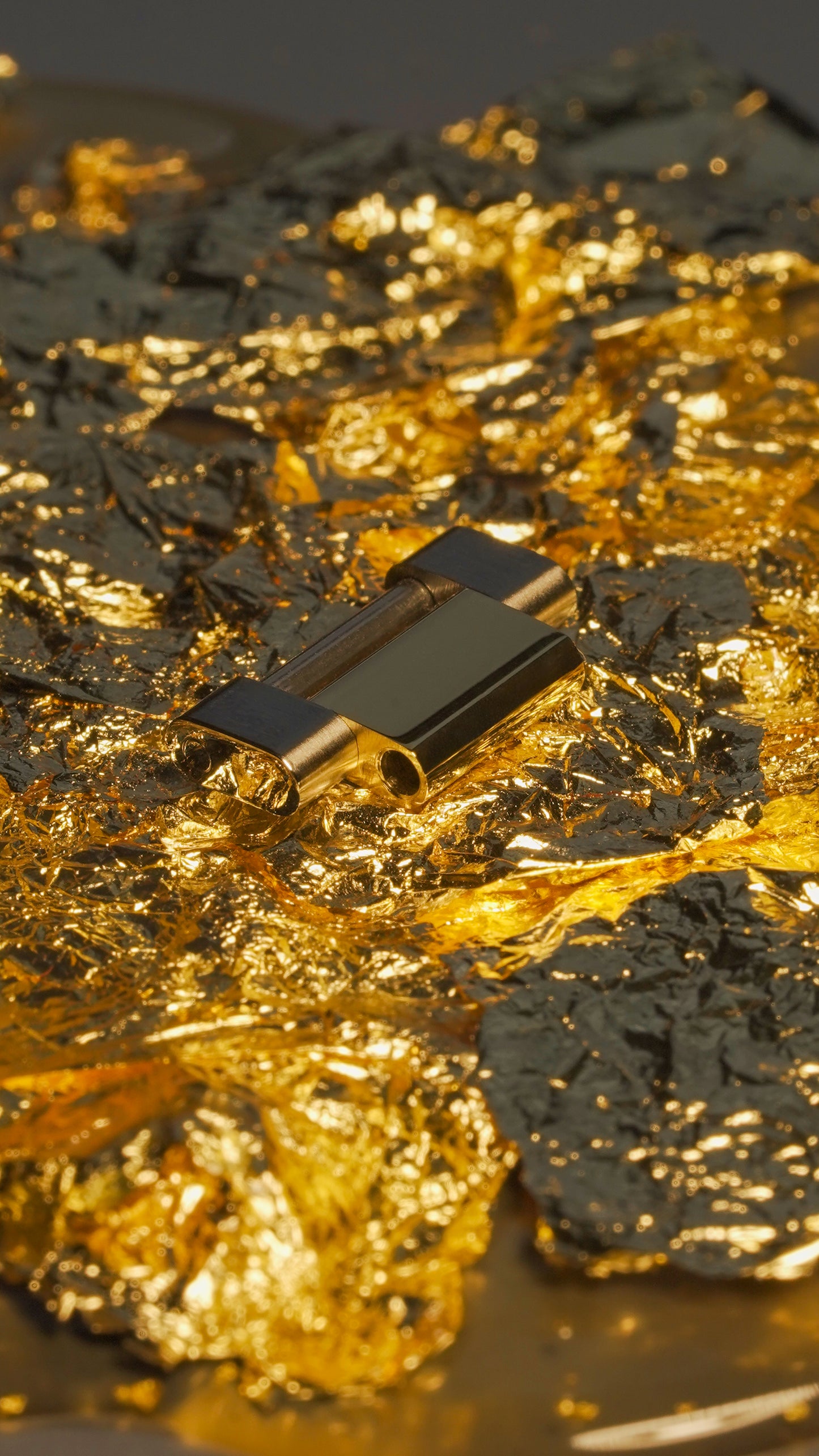 Two-Tone Yellow Gold Links for Rolex - 'On The Fly', Half Link & Full Link