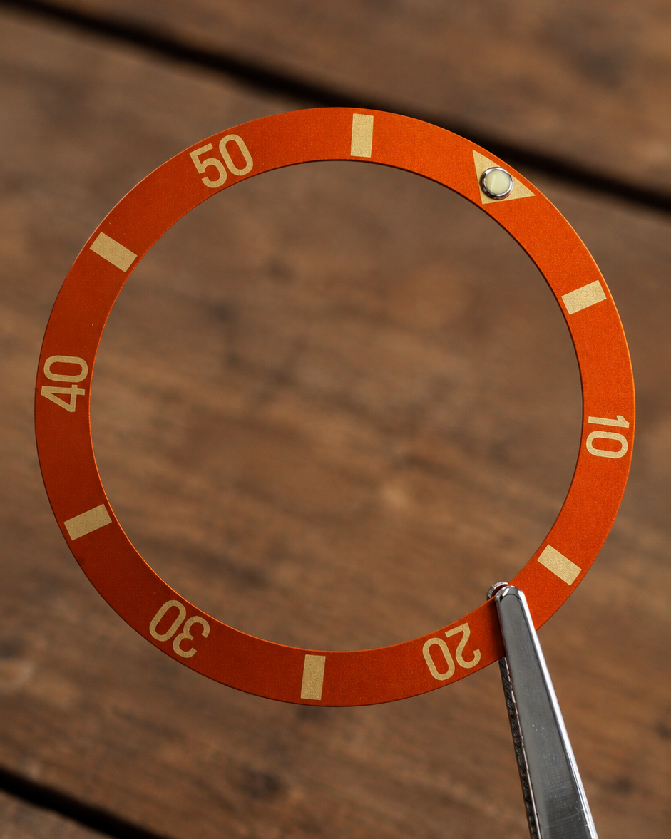 Orange bezel ring for the Black Bay 54