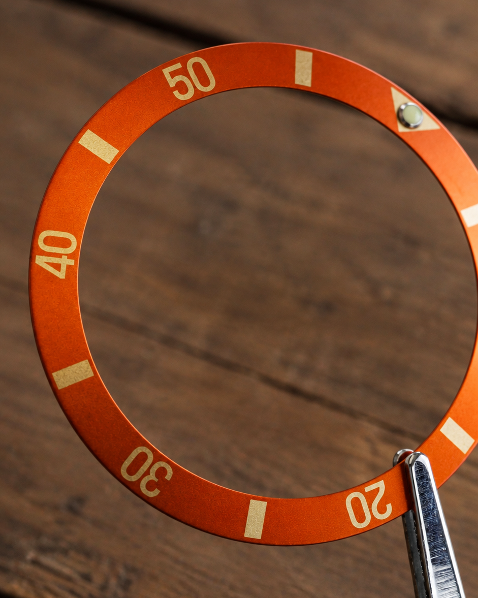 Orange bezel ring for the Black Bay 54