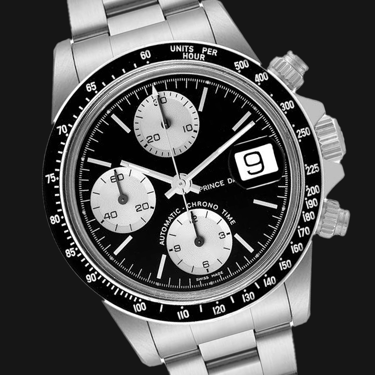 Maillon d'extension en acier Chrono Tudor Black Bay 41 'On the Fly' 