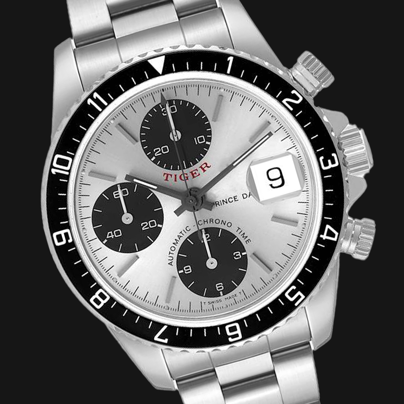 Maillon d'extension en acier Chrono Tudor Black Bay 41 'On the Fly' 