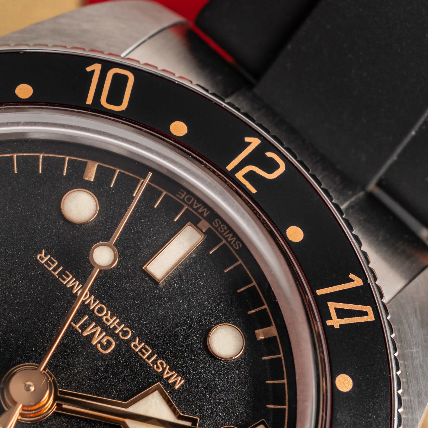 “Sundown” Gilded Precision GMT Bezel