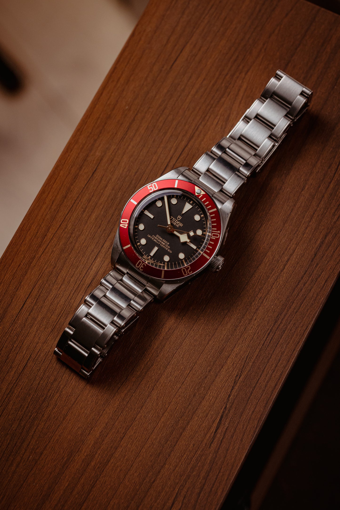 “RedStorm” Gilded Precision Diving Bezel