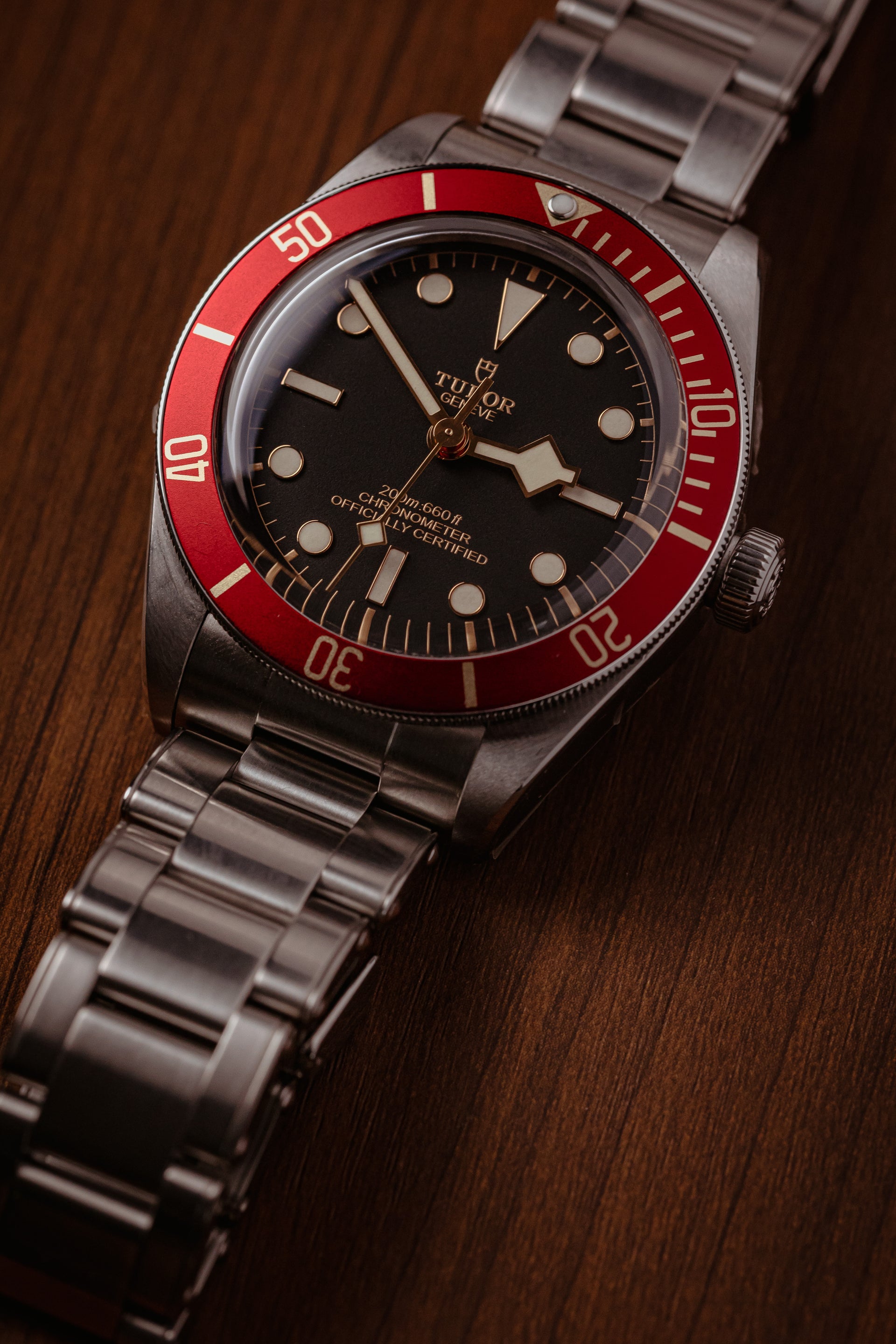 “RedStorm” Gilded Precision Diving Bezel