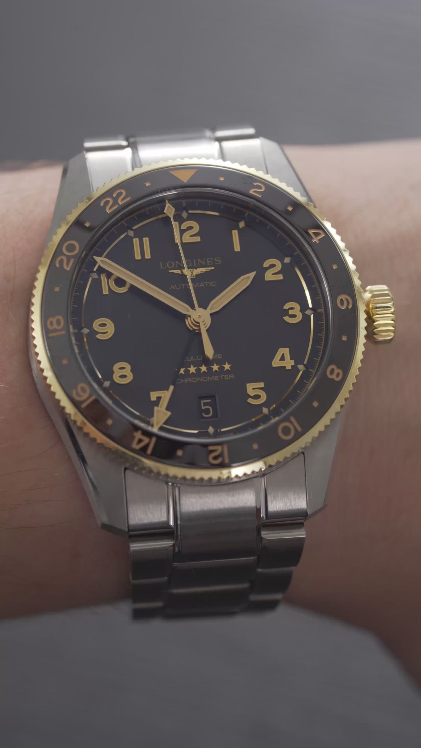 “On The Fly” Extension Link - Micro Adjustment for Longines Spirit Zulu Time (39/42mm)